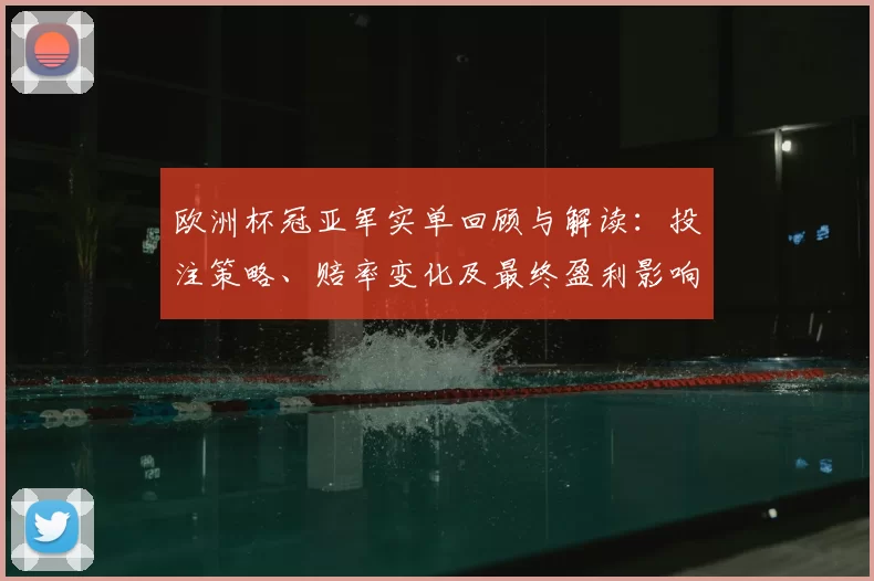 欧洲杯冠亚军实单回顾与解读:投注策略、赔率变化及最终盈利影响